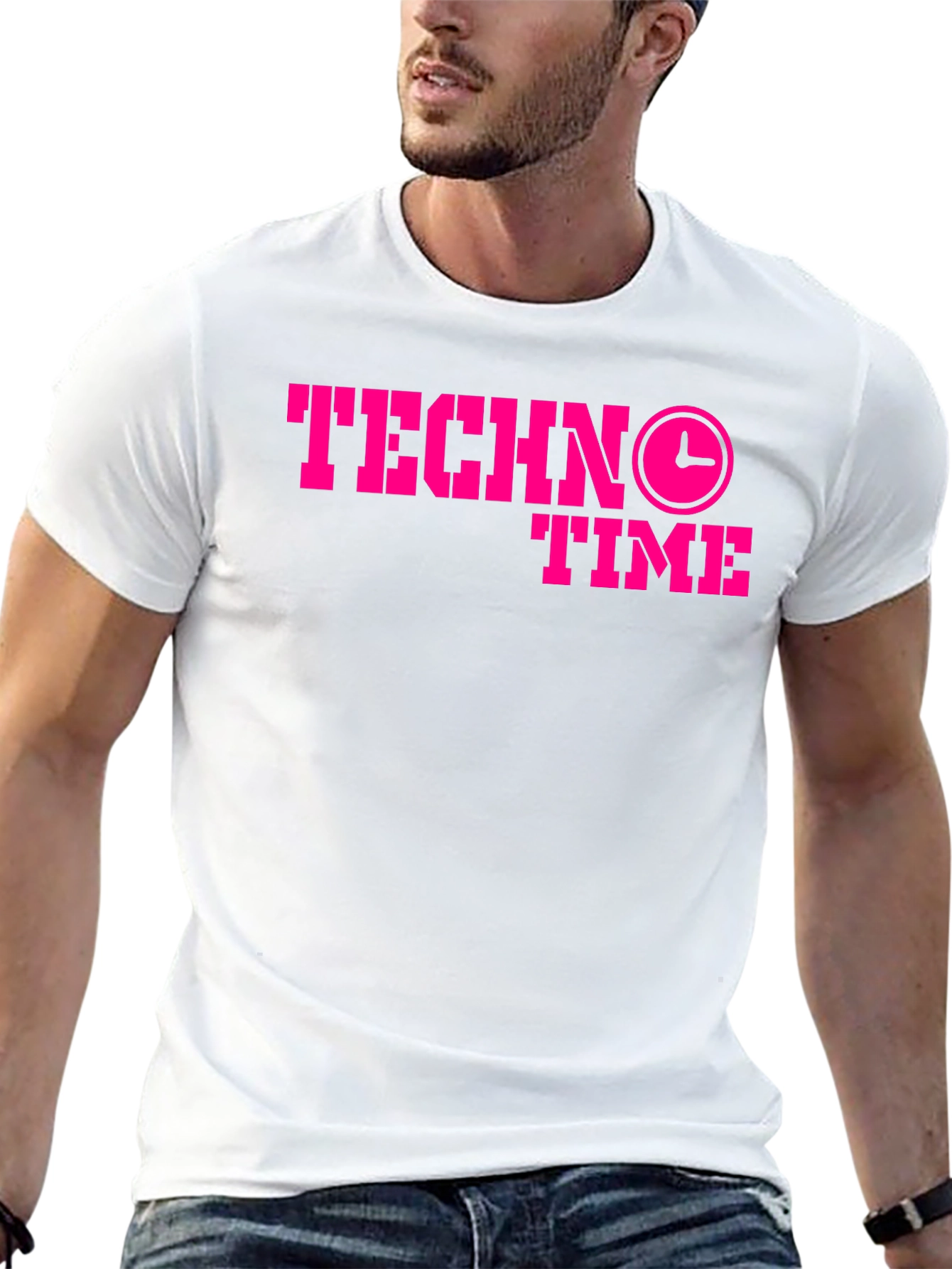 Techno Time Graphic Tee - Party Ready!