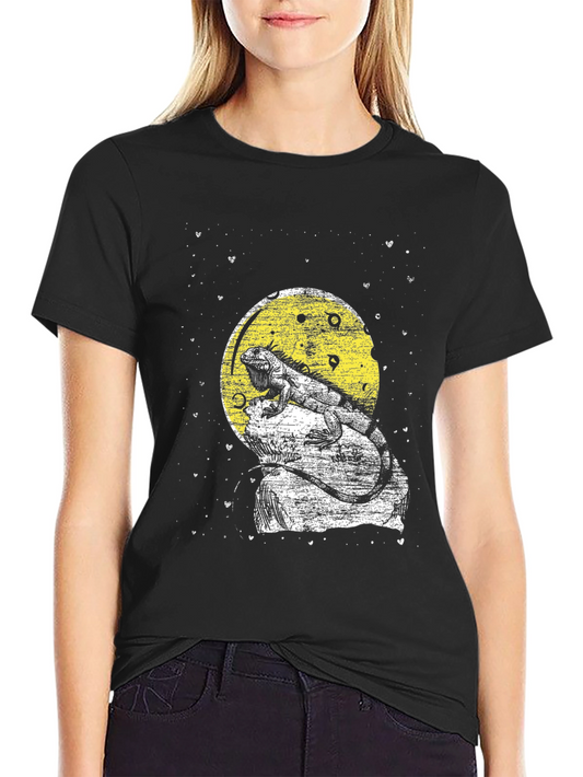 Iguana Moon Mens Graphic T-Shirt