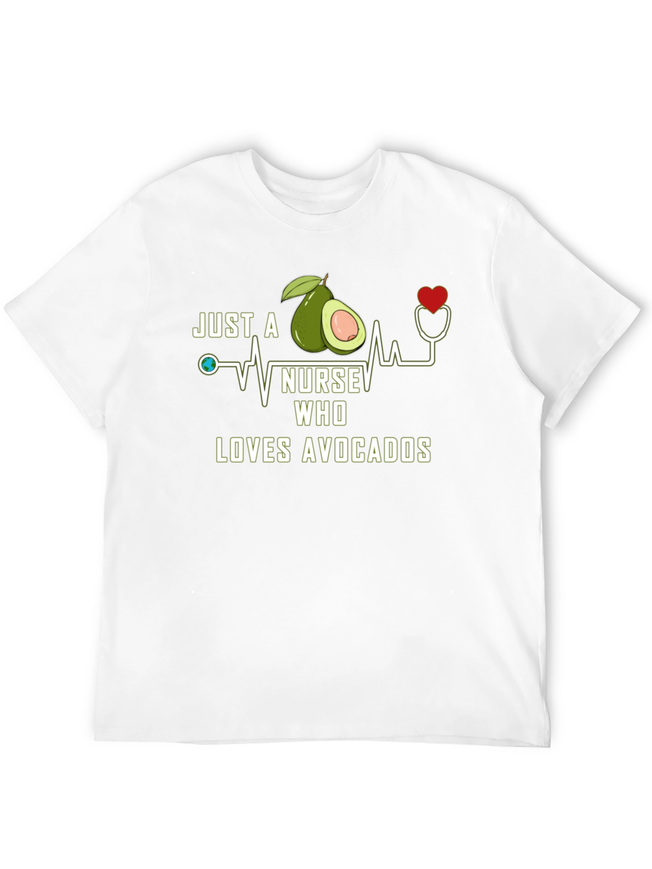Avocado Nurse T-Shirt - Funny Graphic Tee
