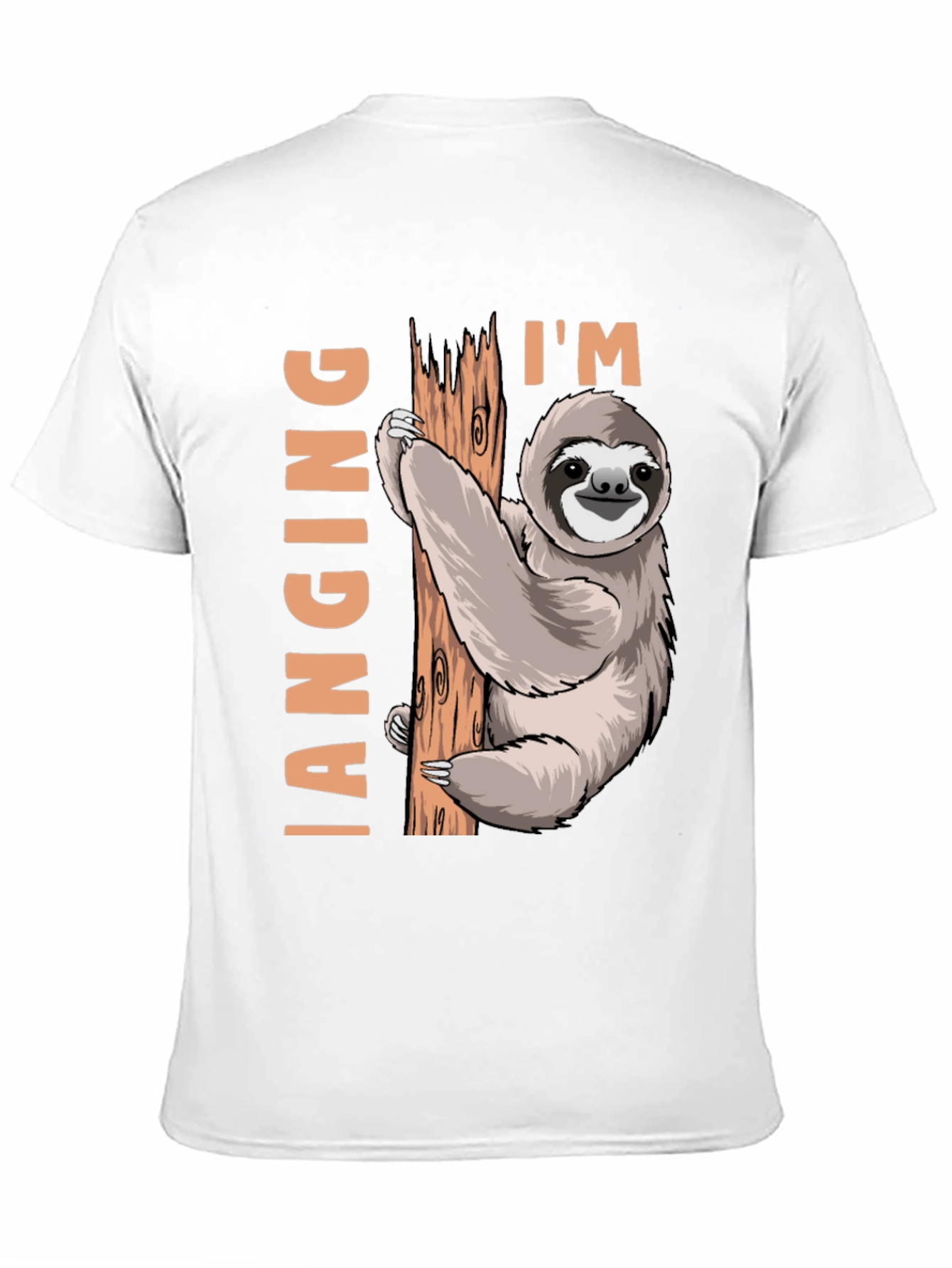 Im Hanging Sloth Graphic T-Shirt - Cute & Comfy