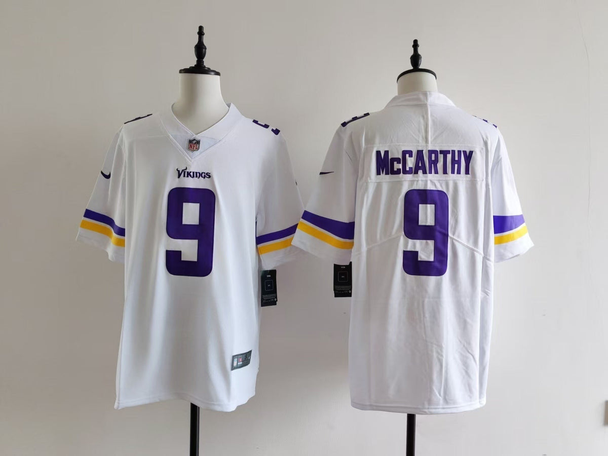 Men's Minnesota Vikings J.J. McCarthy Nike Jersey - White#9