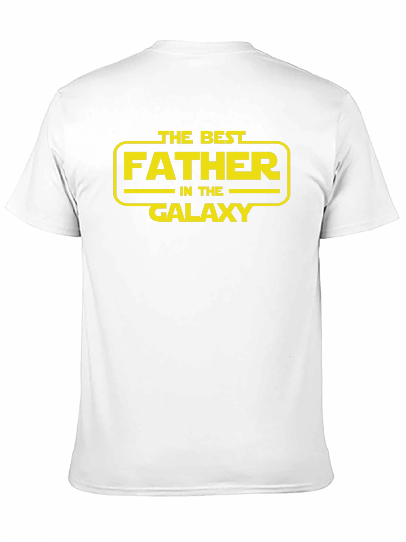 Best Father in the Galaxy Black T-Shirt