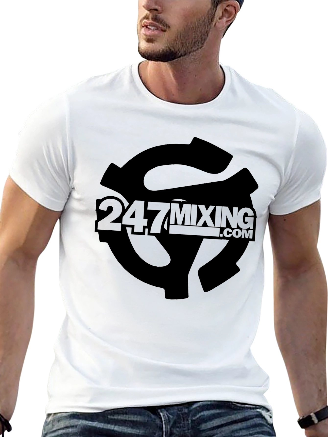 247 Mixing Black T-Shirt - Music Production Tee