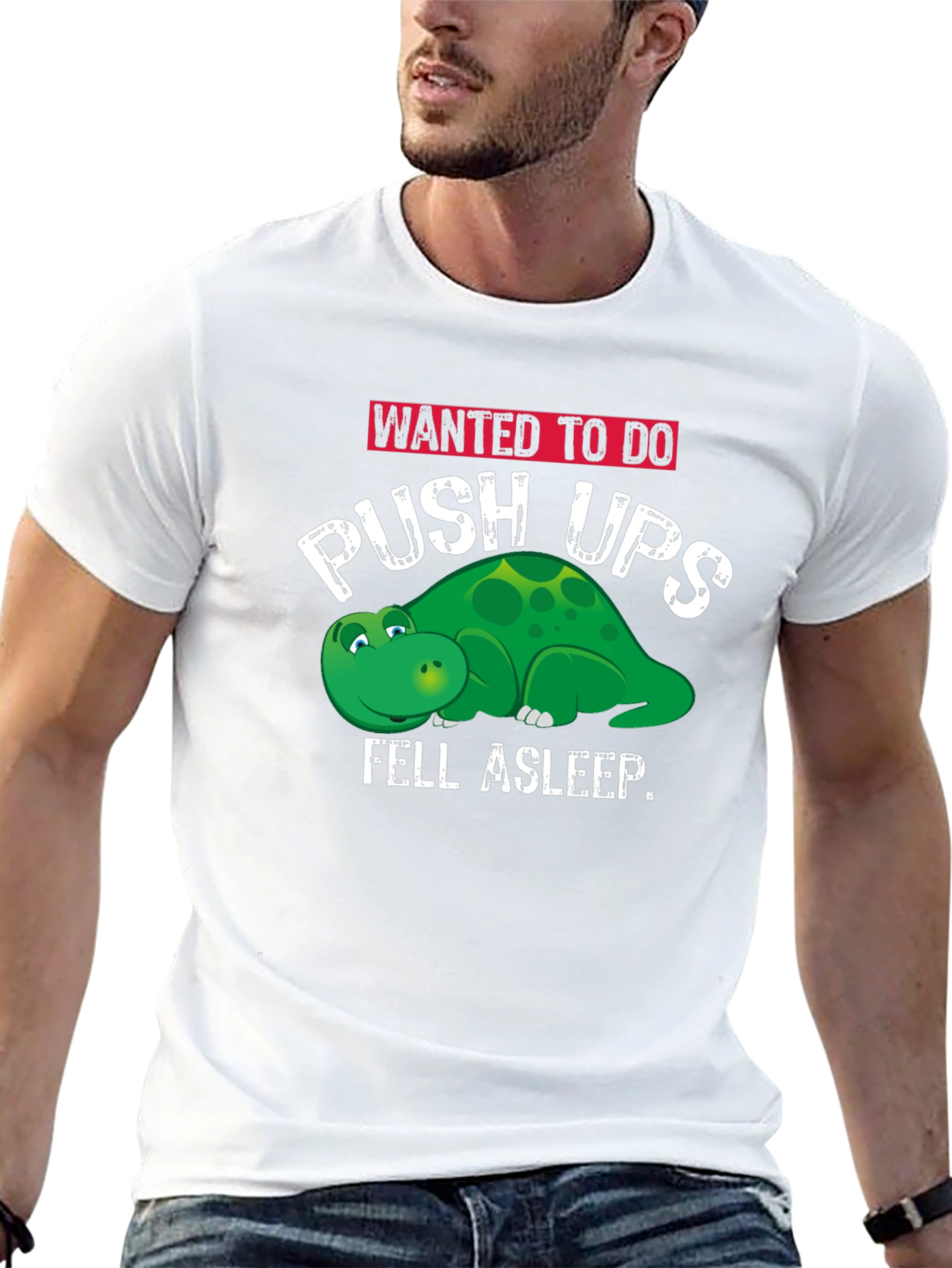 Funny Workout T-Shirt - Push Ups & Naps