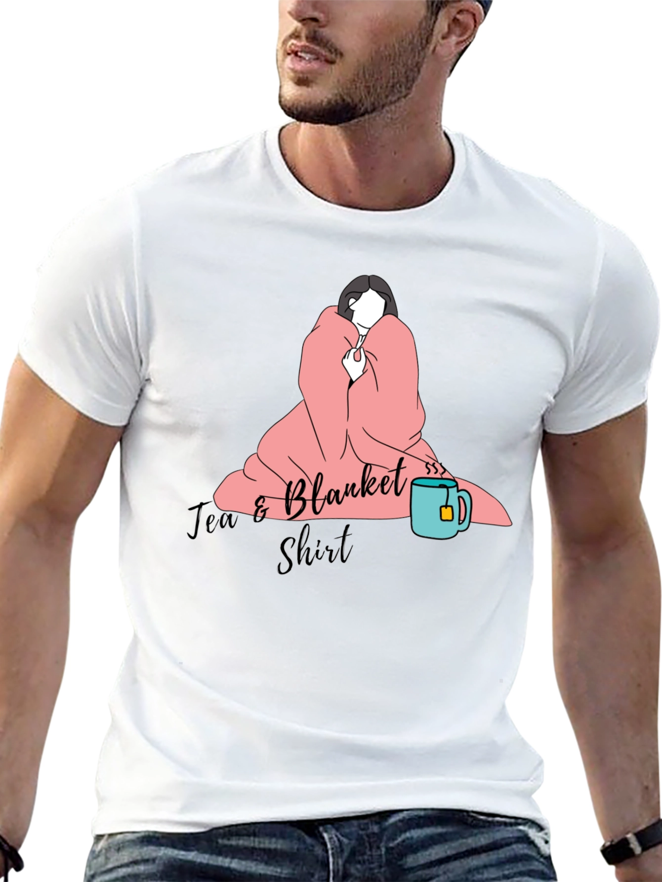 Tea & Blanket Shirt - Cozy Comfort Tee