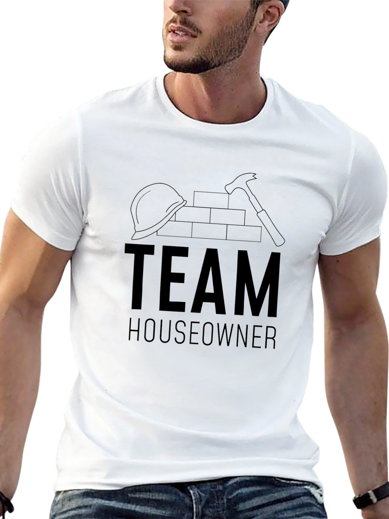 Team Houseowner Black T-Shirt