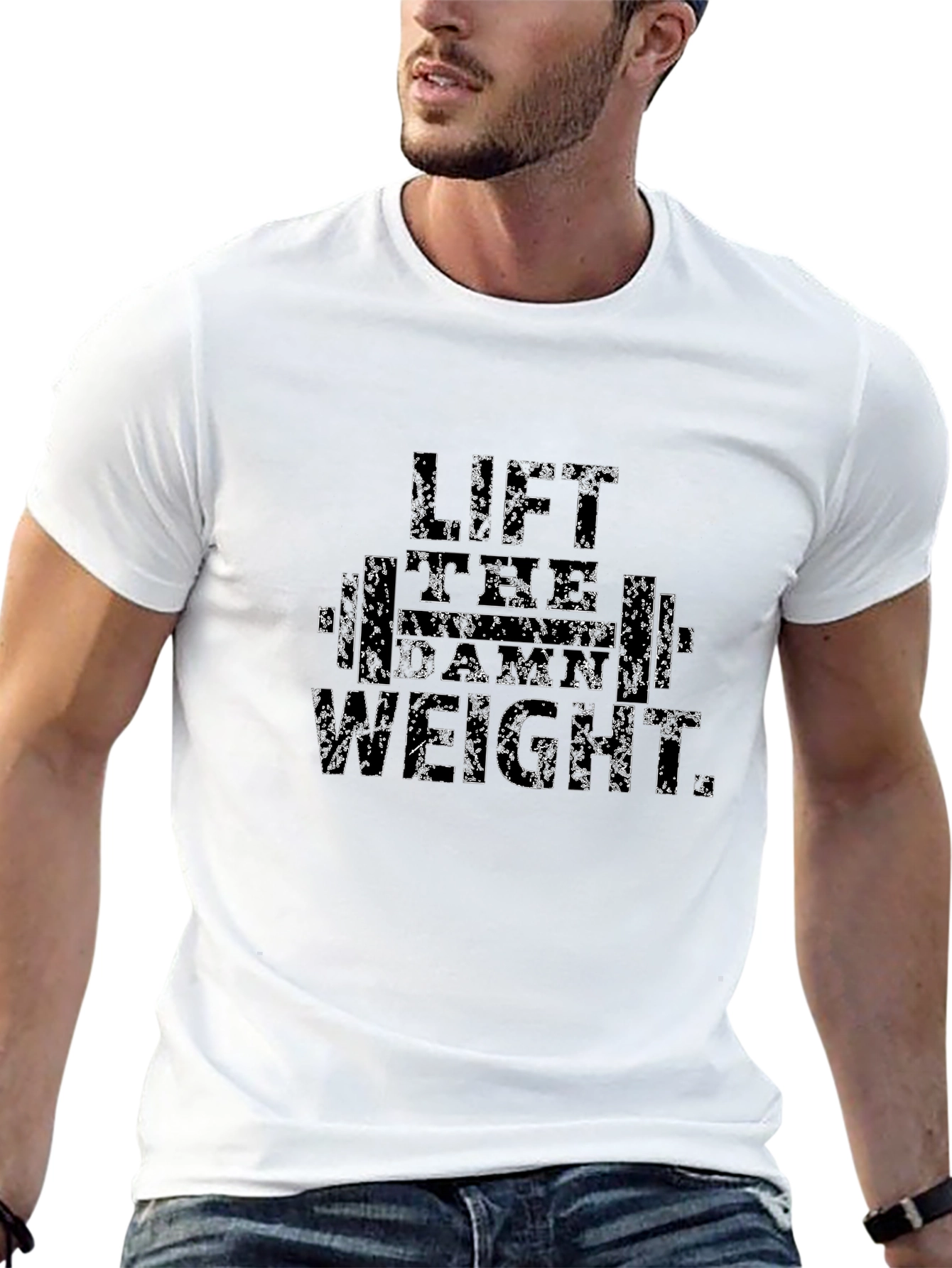 Lift The Damn Weight Black T-Shirt