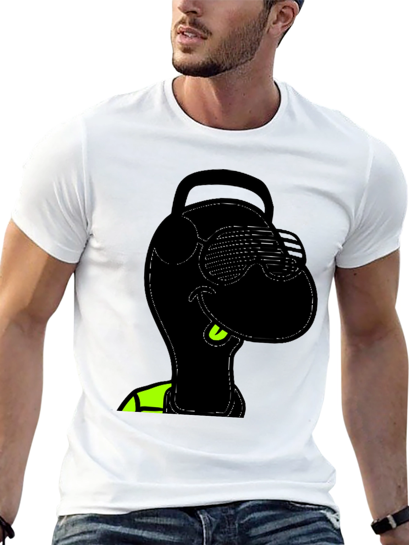 Cool Black T-Shirt with Graphic Design