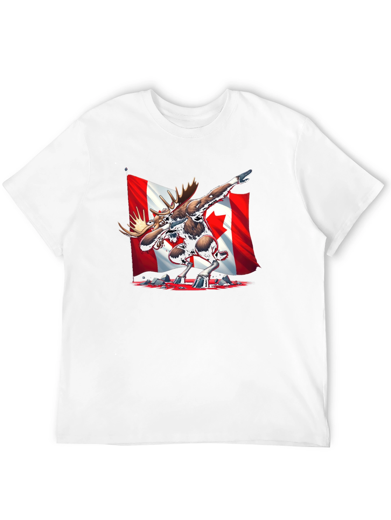 Canada Moose Dabbing T-Shirt