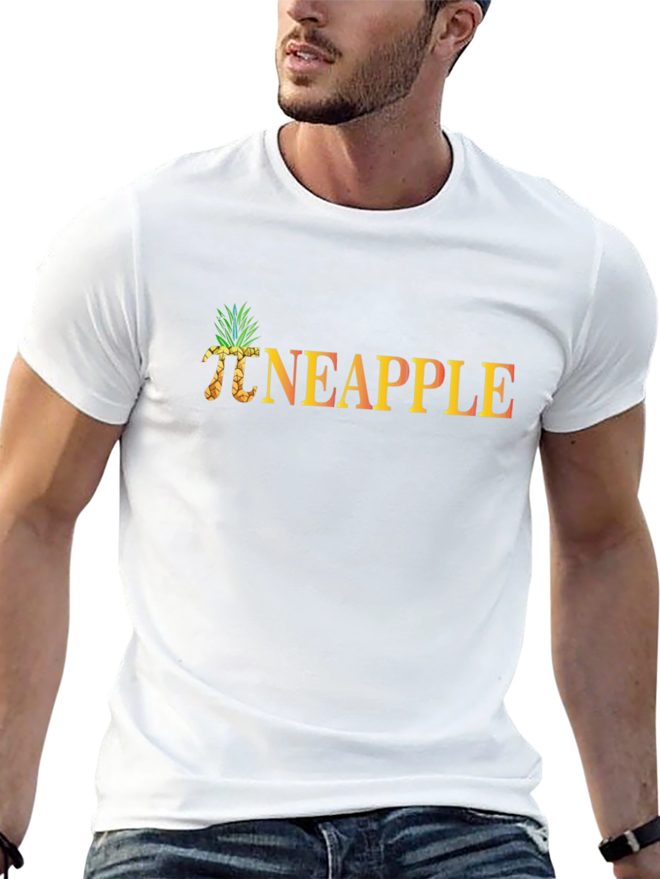 Pi-Neapple T-Shirt - Funny Math Pun Graphic Tee