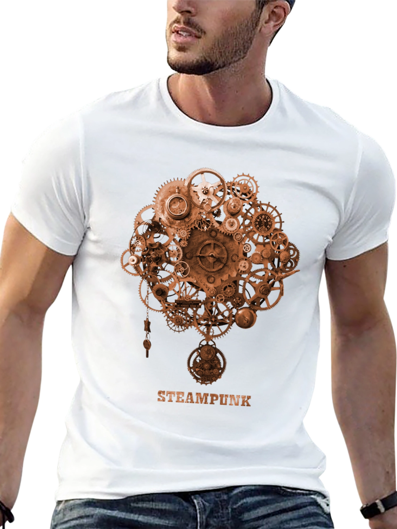 Steampunk Gears Graphic T-Shirt