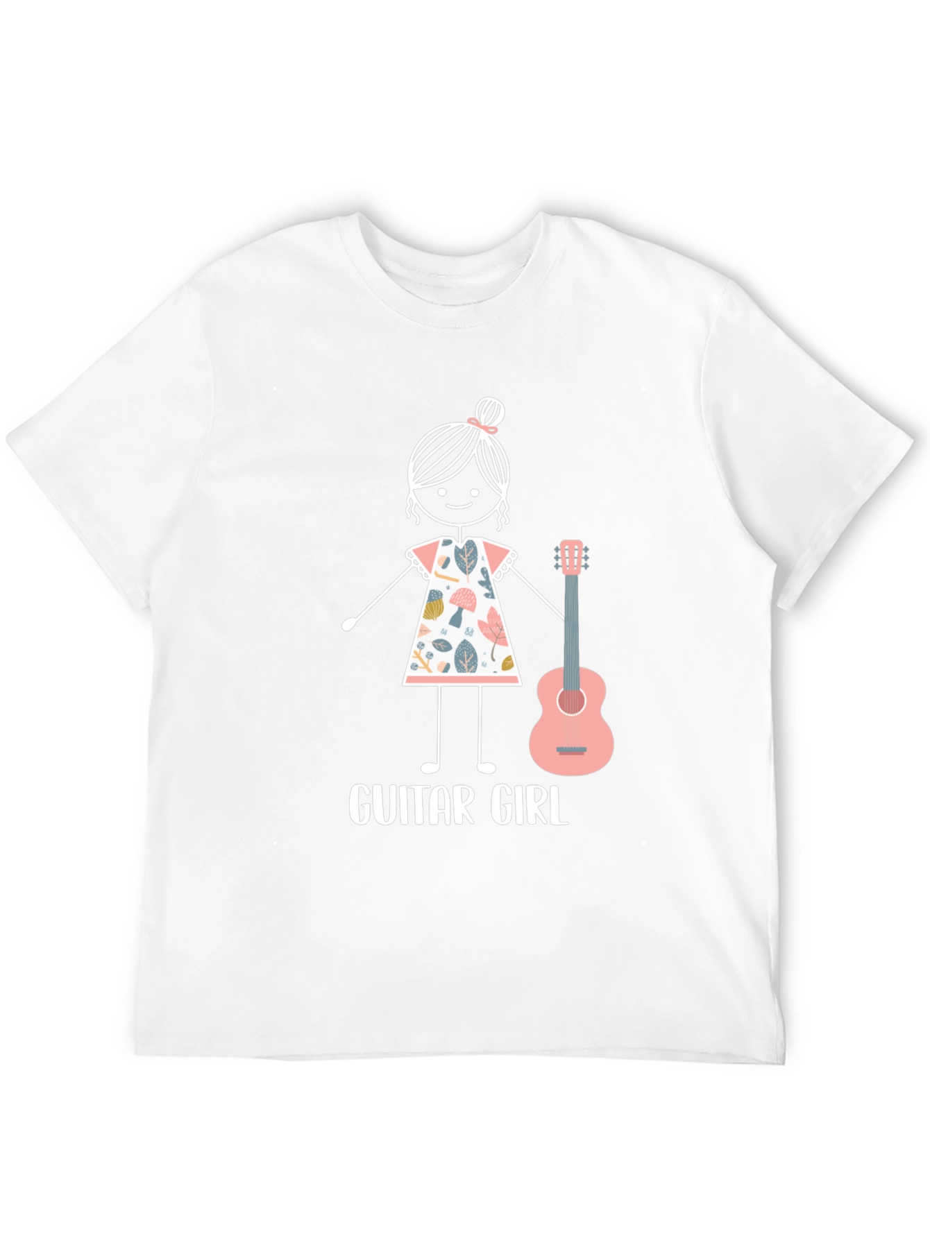 Guitar Girl Graphic Tee - Musicians Style