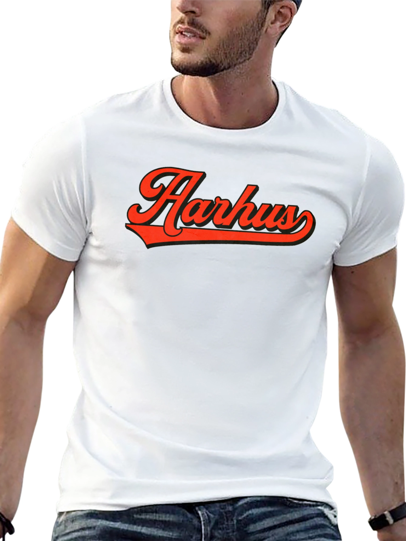 Aarhus Graphic T-Shirt - Retro Style - Casual Wear