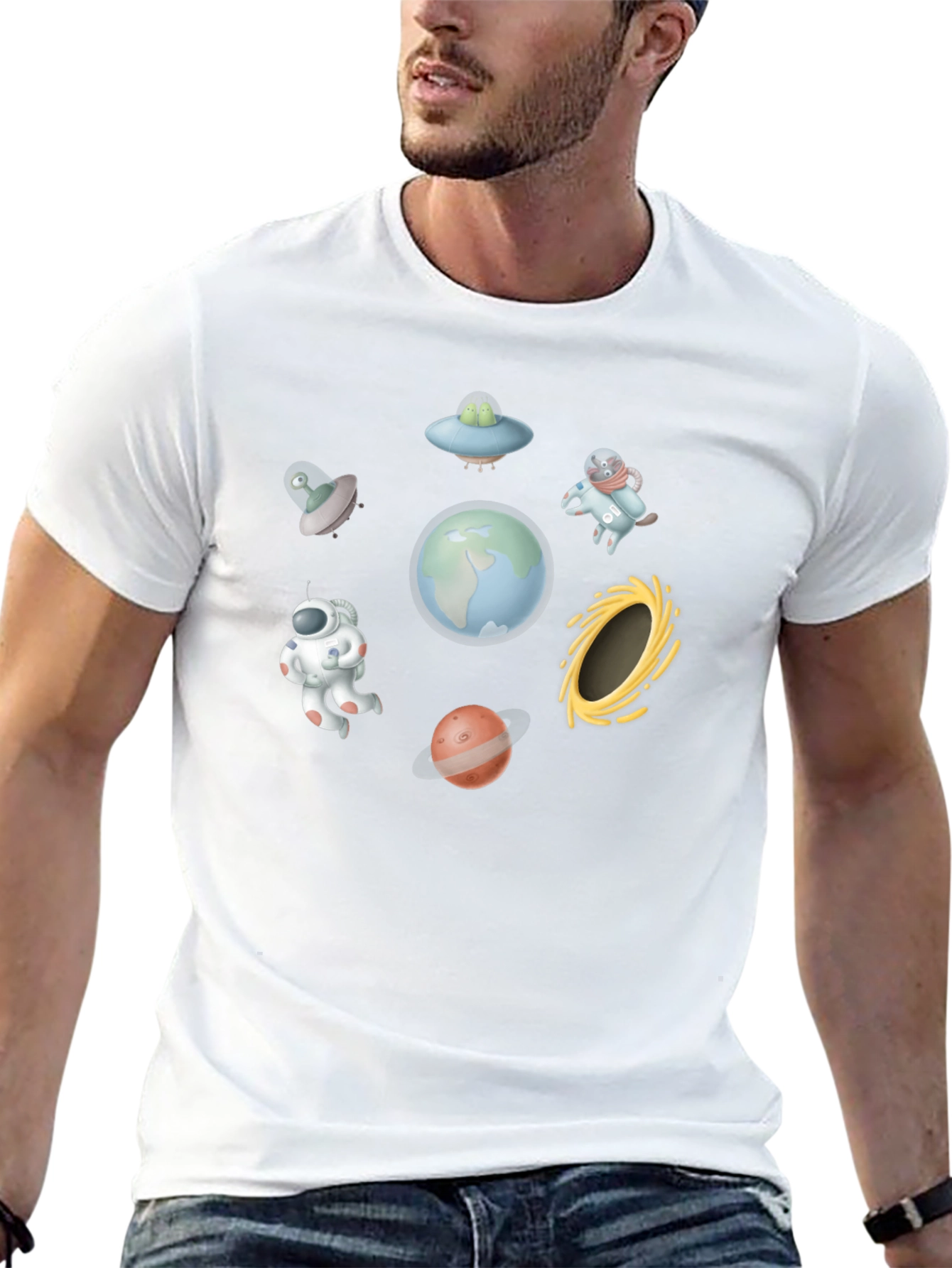 Cosmic Crew Black T-Shirt