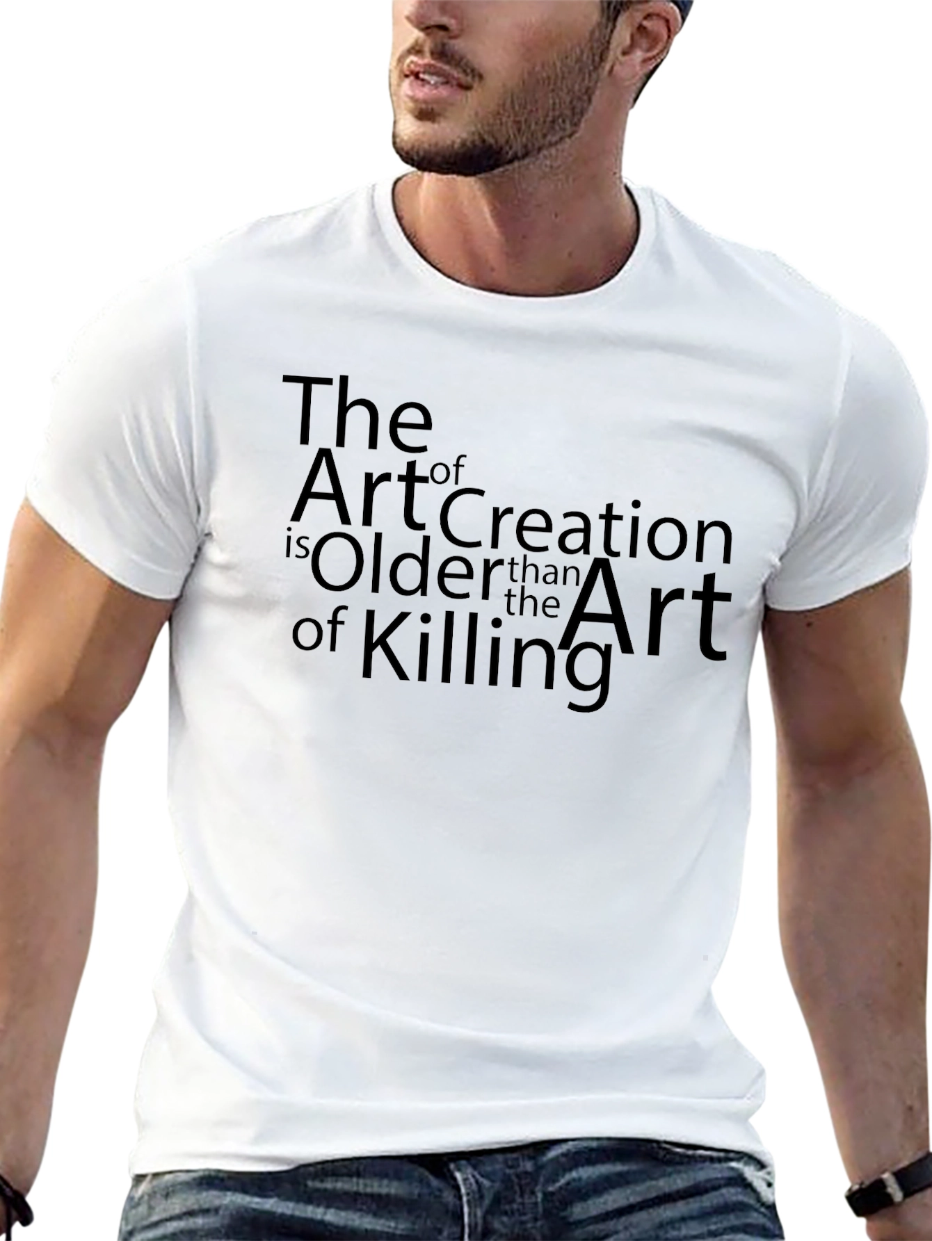 The Art of Creation T-Shirt - Artistic Black Tee
