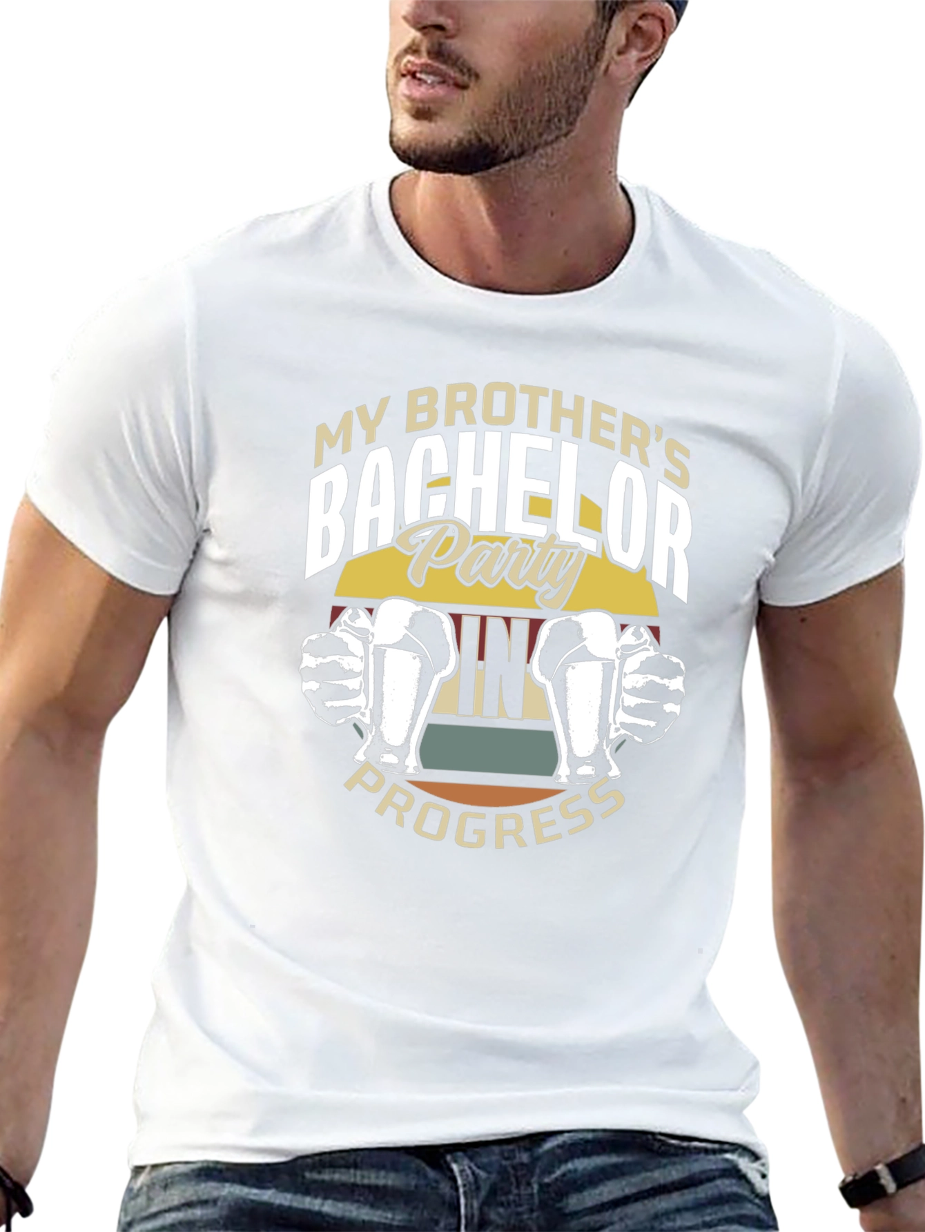 Bachelor Party In Progress Graphic Tee