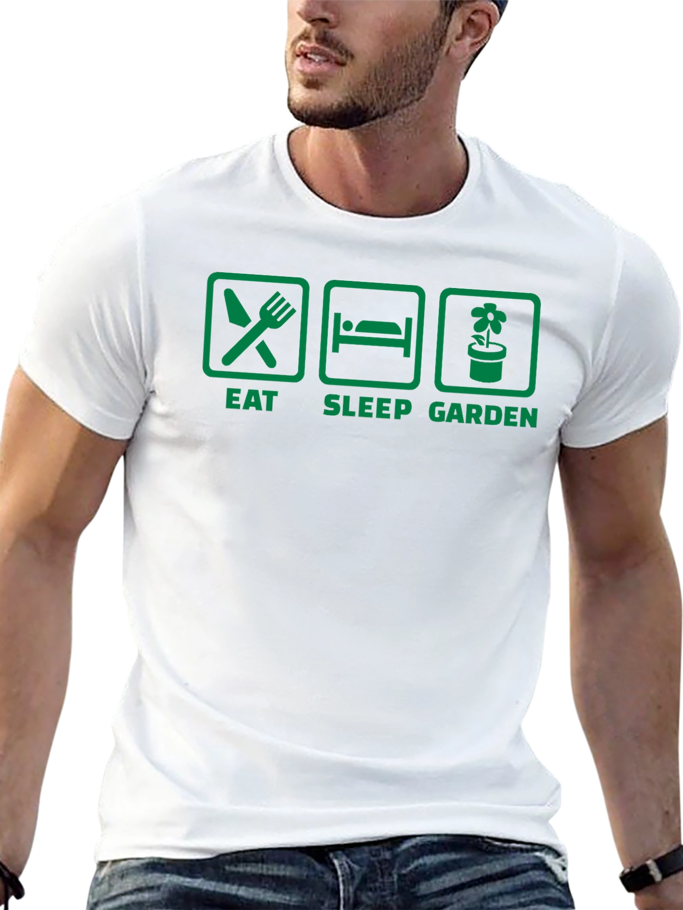 Eat Sleep Garden T-Shirt - Gardeners Delight!