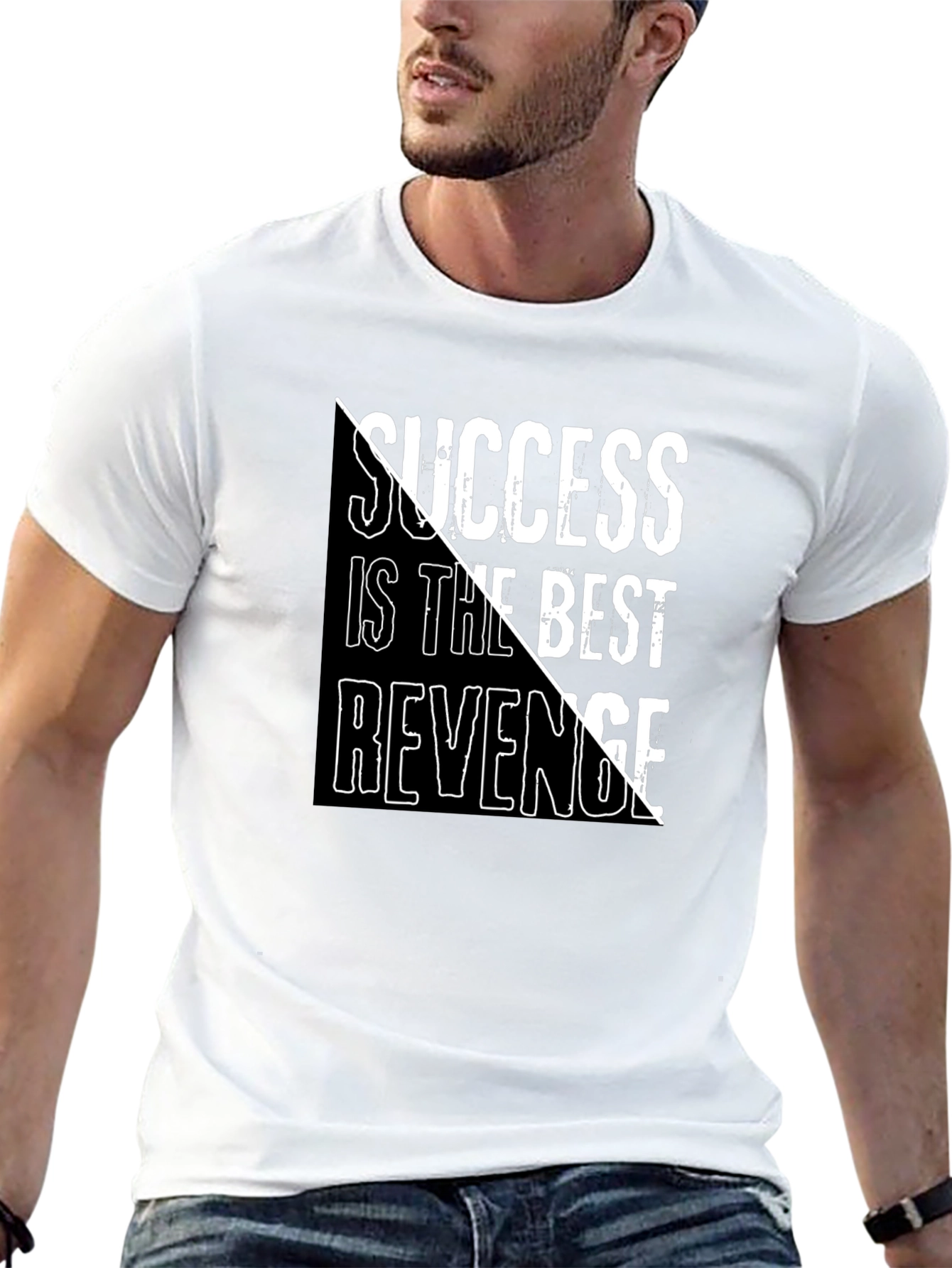 Success is the Best Revenge Black T-Shirt