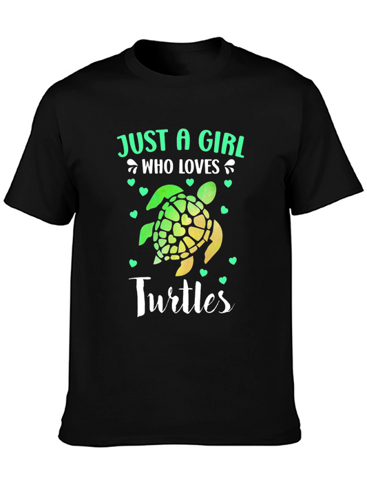 Just A Girl Who Loves Turtles T-Shirt