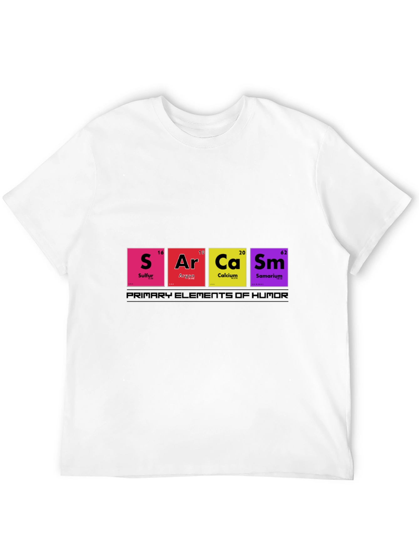 Sarcasm Elements of Humor T-Shirt