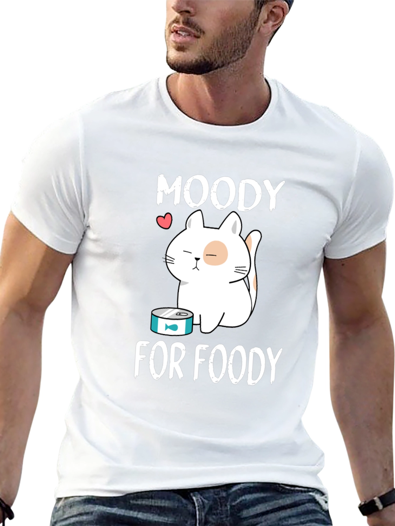 Moody for Foody T-Shirt - Cat Lover Tee