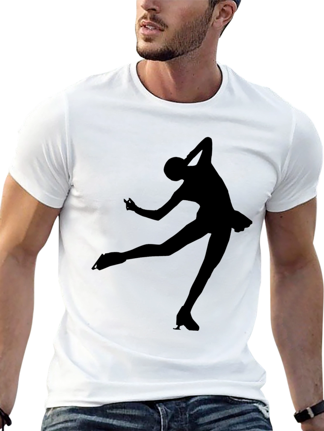 Figure Skating Silhouette T-Shirt