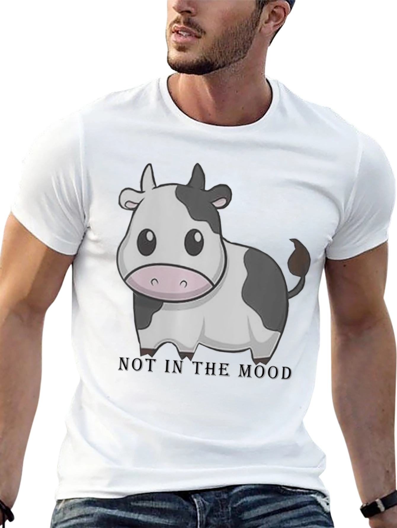 Not in the Mood Cow Graphic Tee