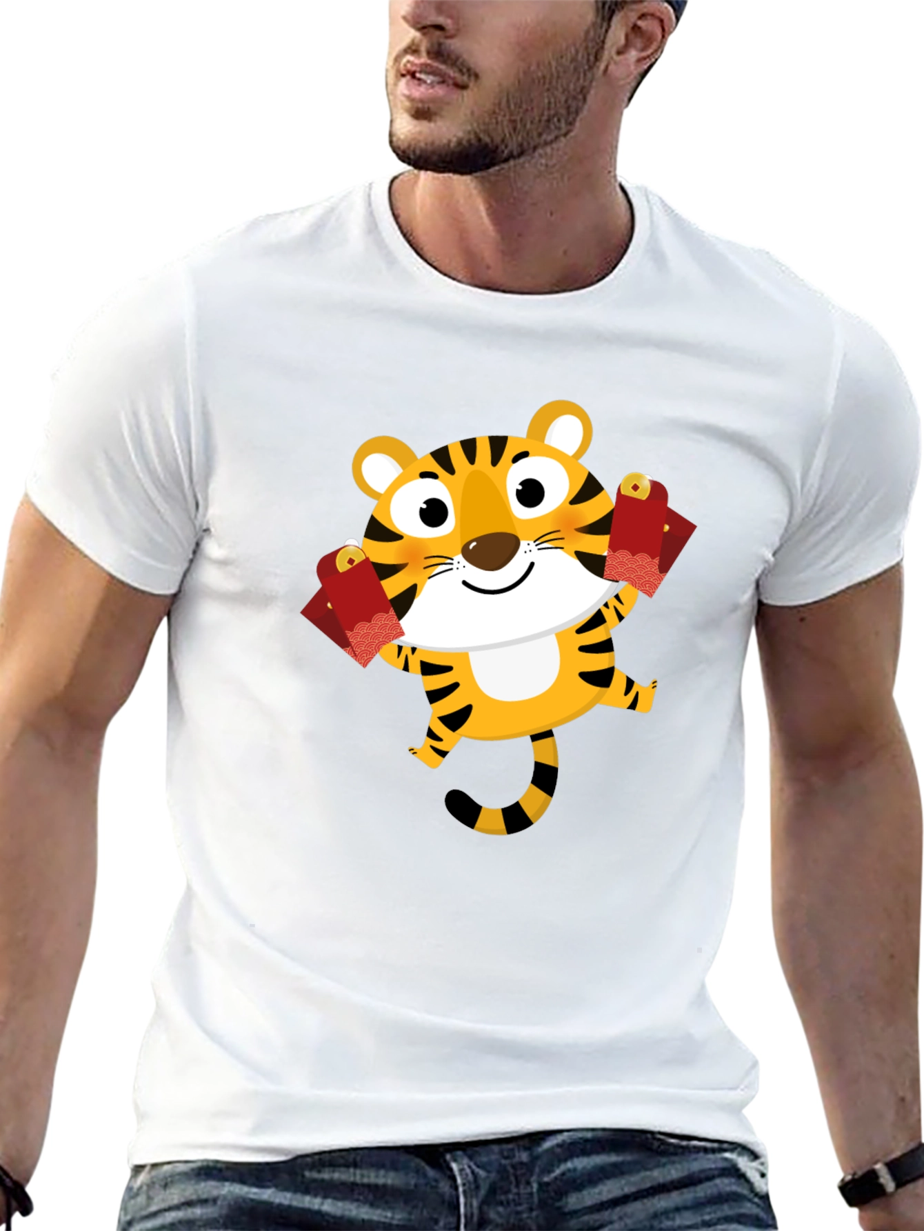Lucky Tiger Graphic Tee - Year of the Tiger