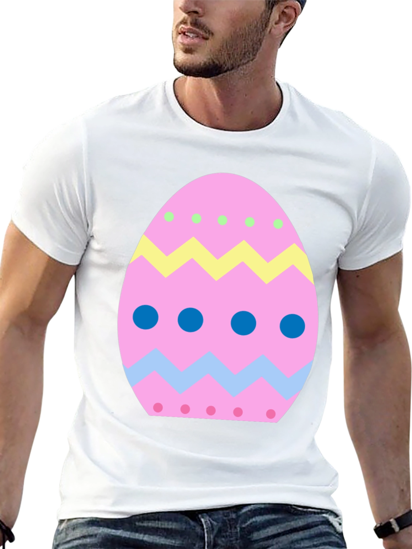 Easter Egg Graphic Tee - Fun Holiday Apparel