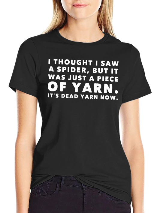 Funny Spider Yarn T-Shirt