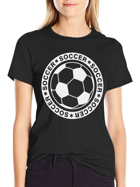 Soccer Graphic T-Shirt - Black