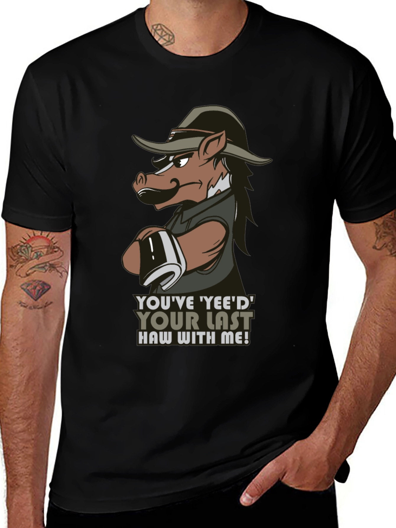 Yeed Your Last Haw Funny Graphic T-Shirt