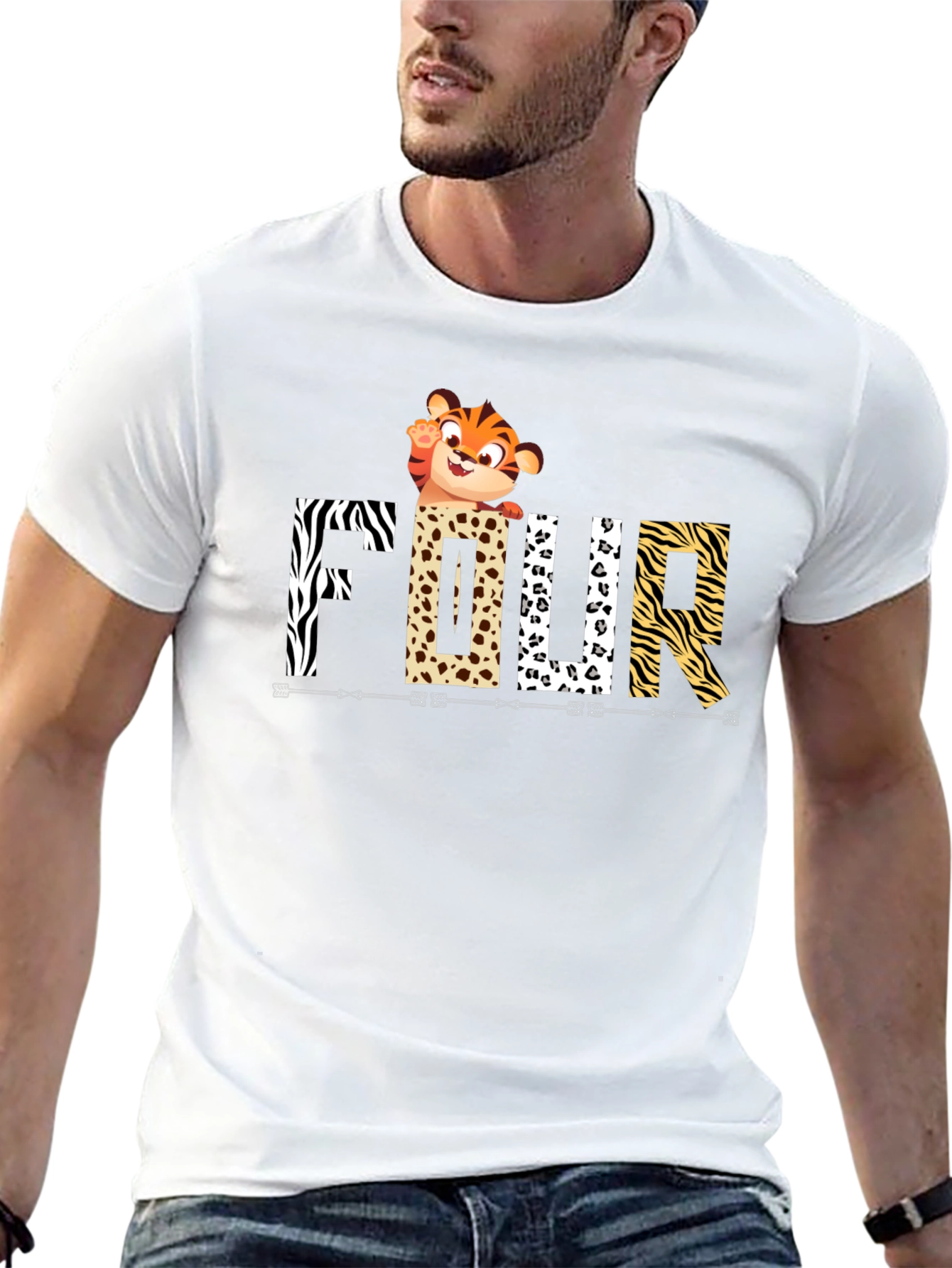 Wild Four Birthday Tee