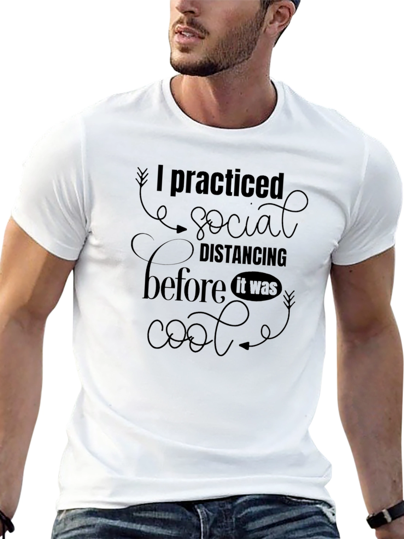 Social Distancing T-Shirt - Practiced Before Cool Tee