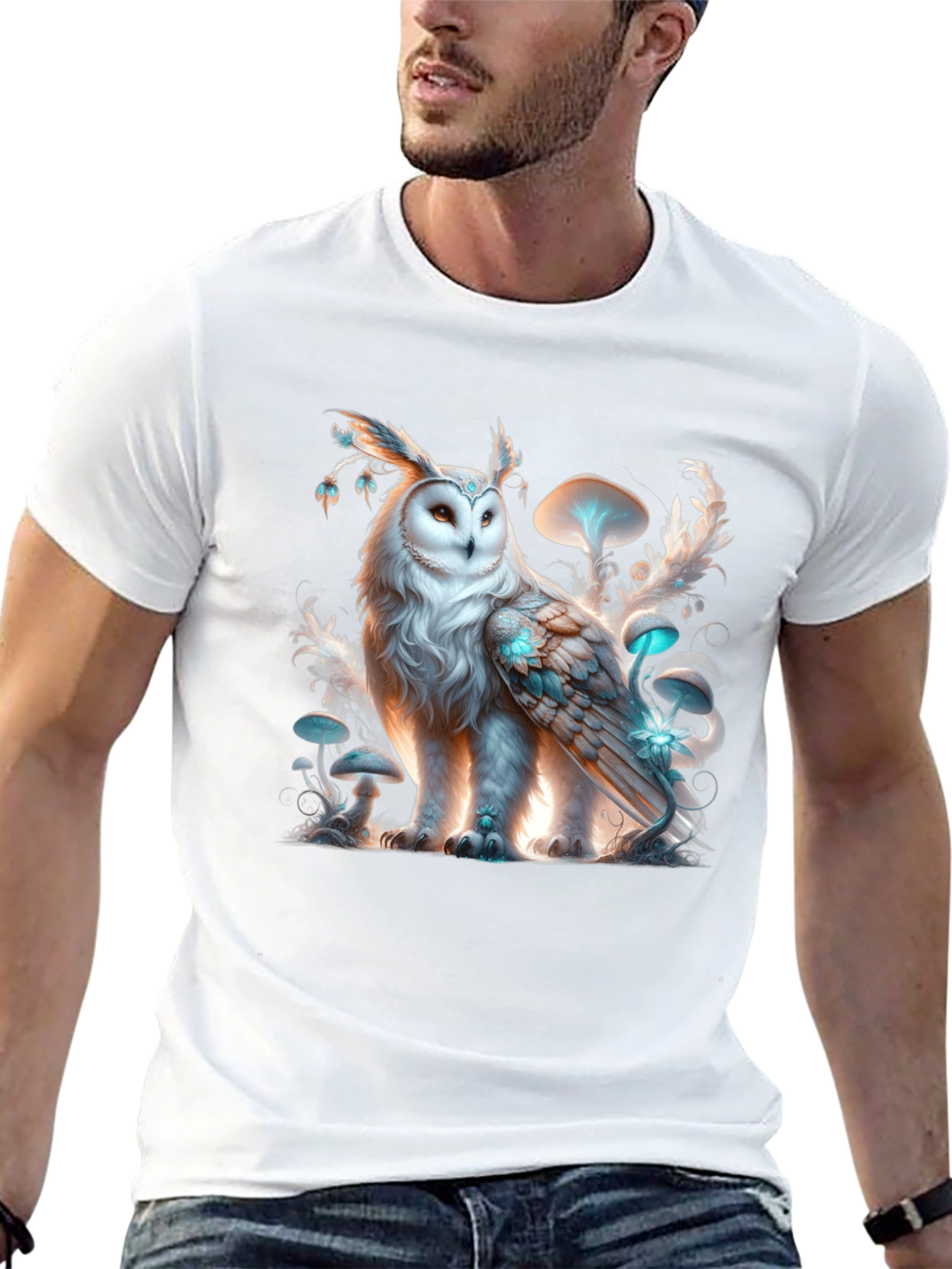 Mystical Owl Graphic T-Shirt