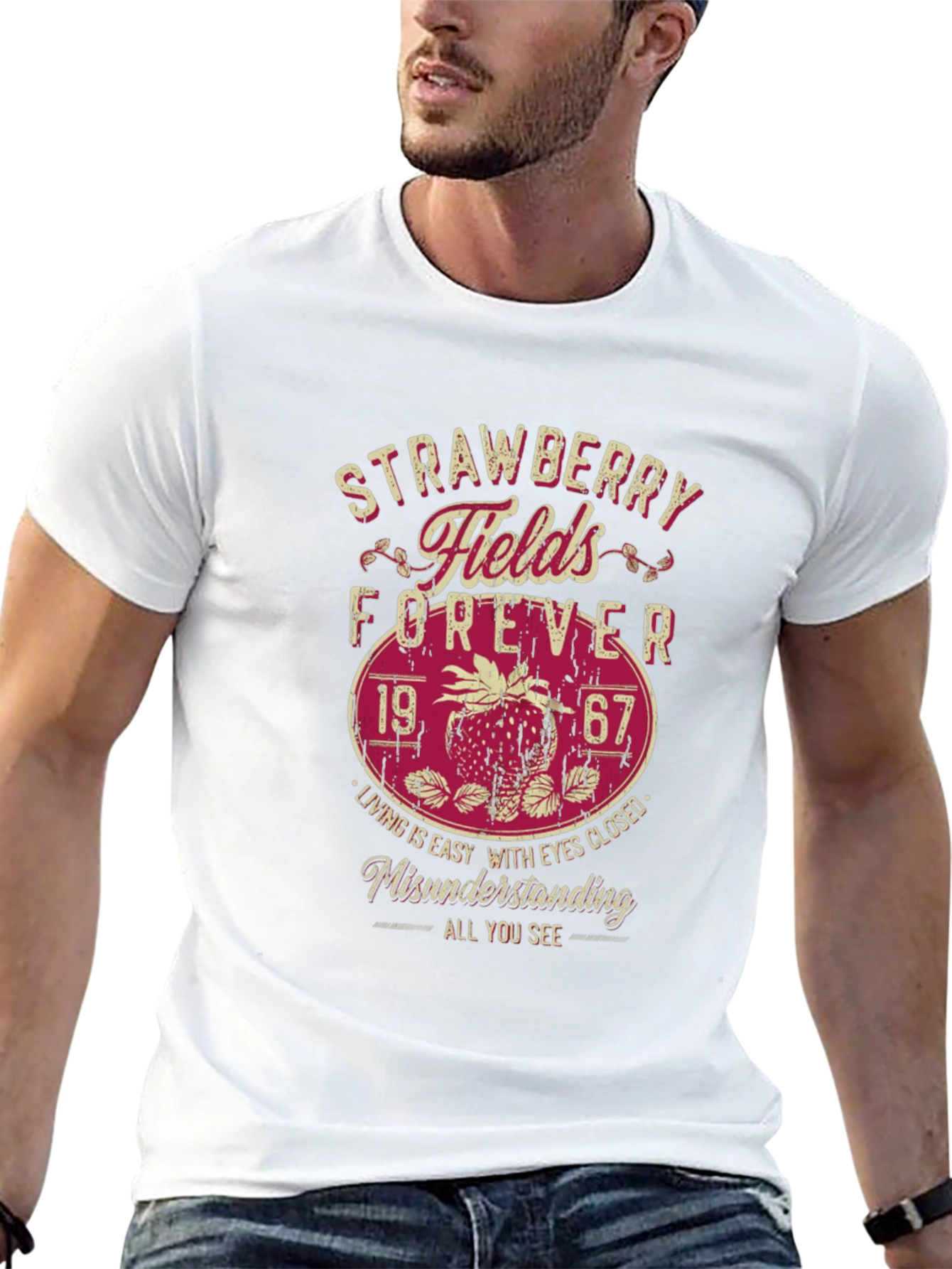 Strawberry Fields Forever Graphic Tee