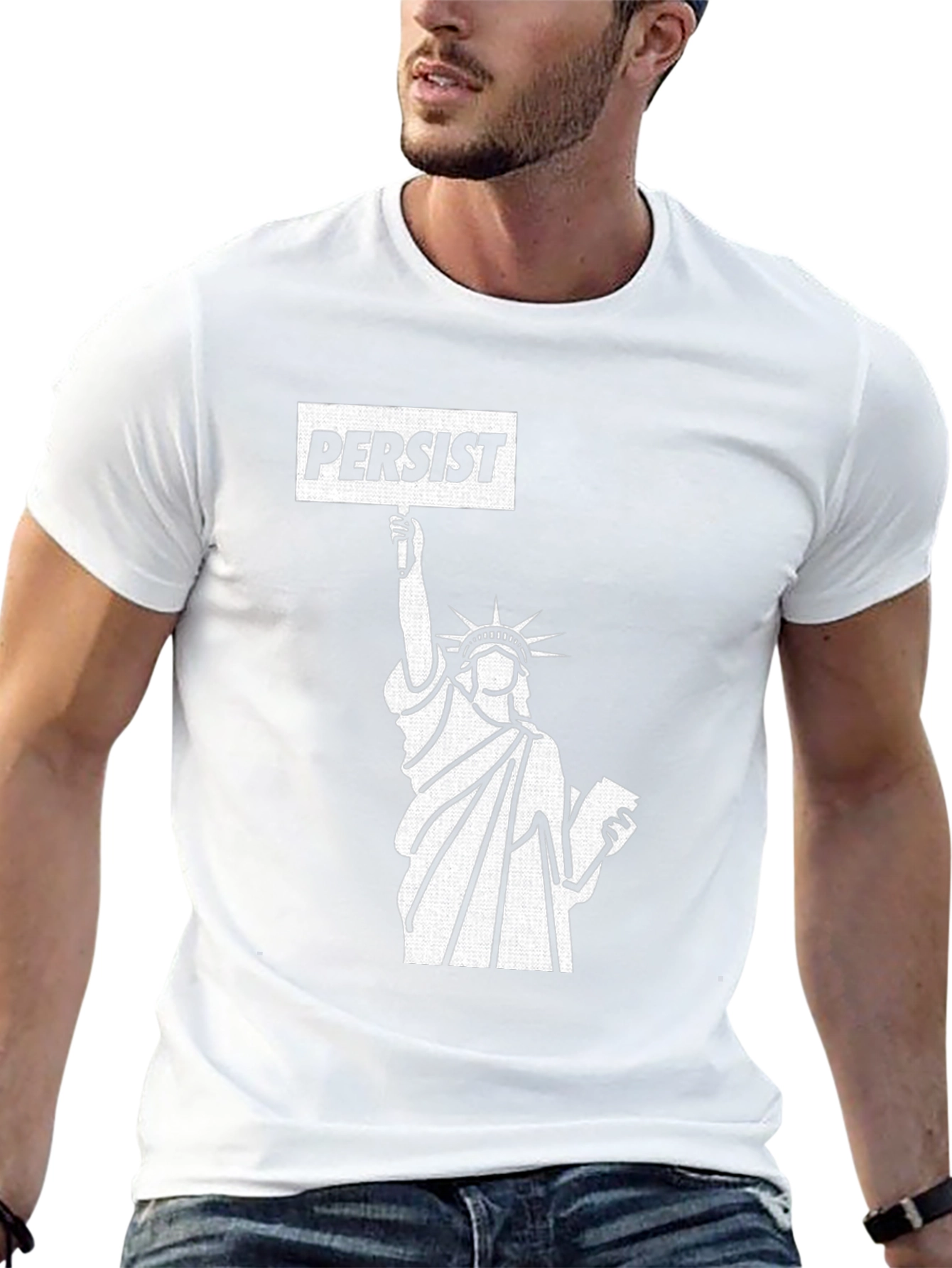 Persist Statue of Liberty Graphic Tee
