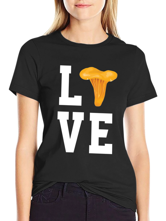 Mushroom Lover T-Shirt - Chanterelle Design