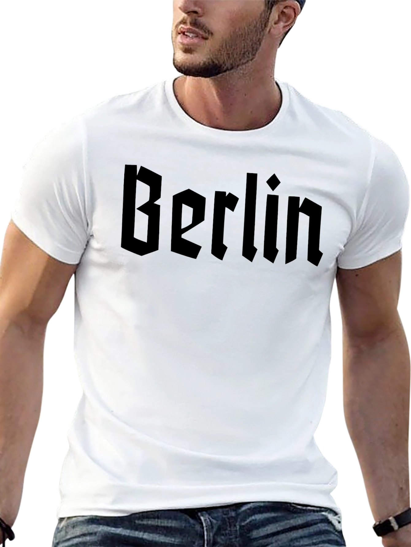 Berlin Gothic Style Black T-Shirt