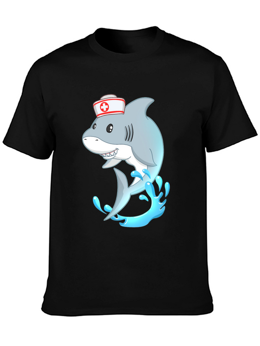 Nurse Shark Tee - Cartoon Sea Life Graphic
