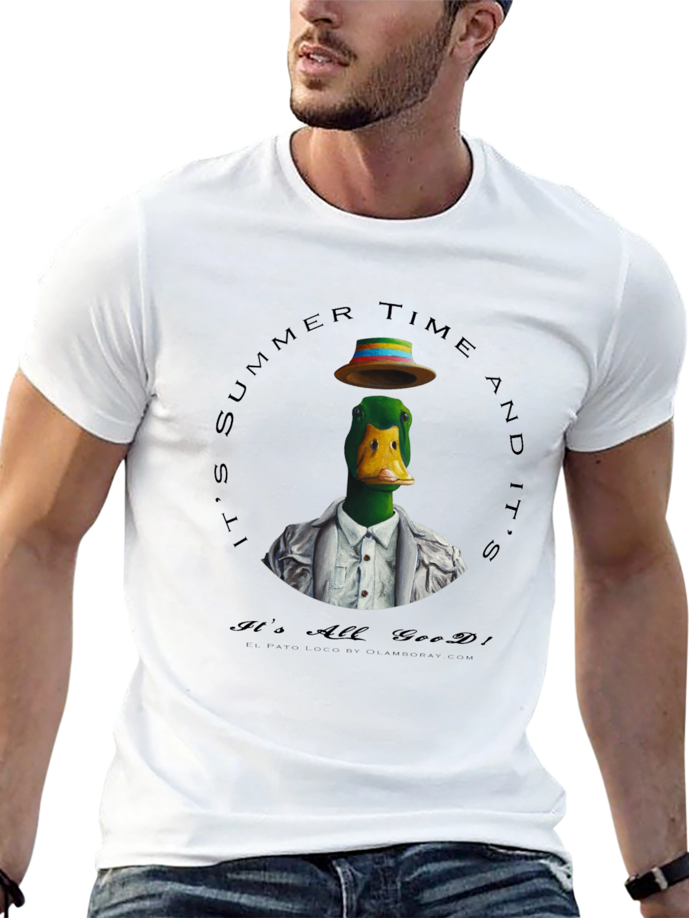 Summer Duck Graphic T-Shirt