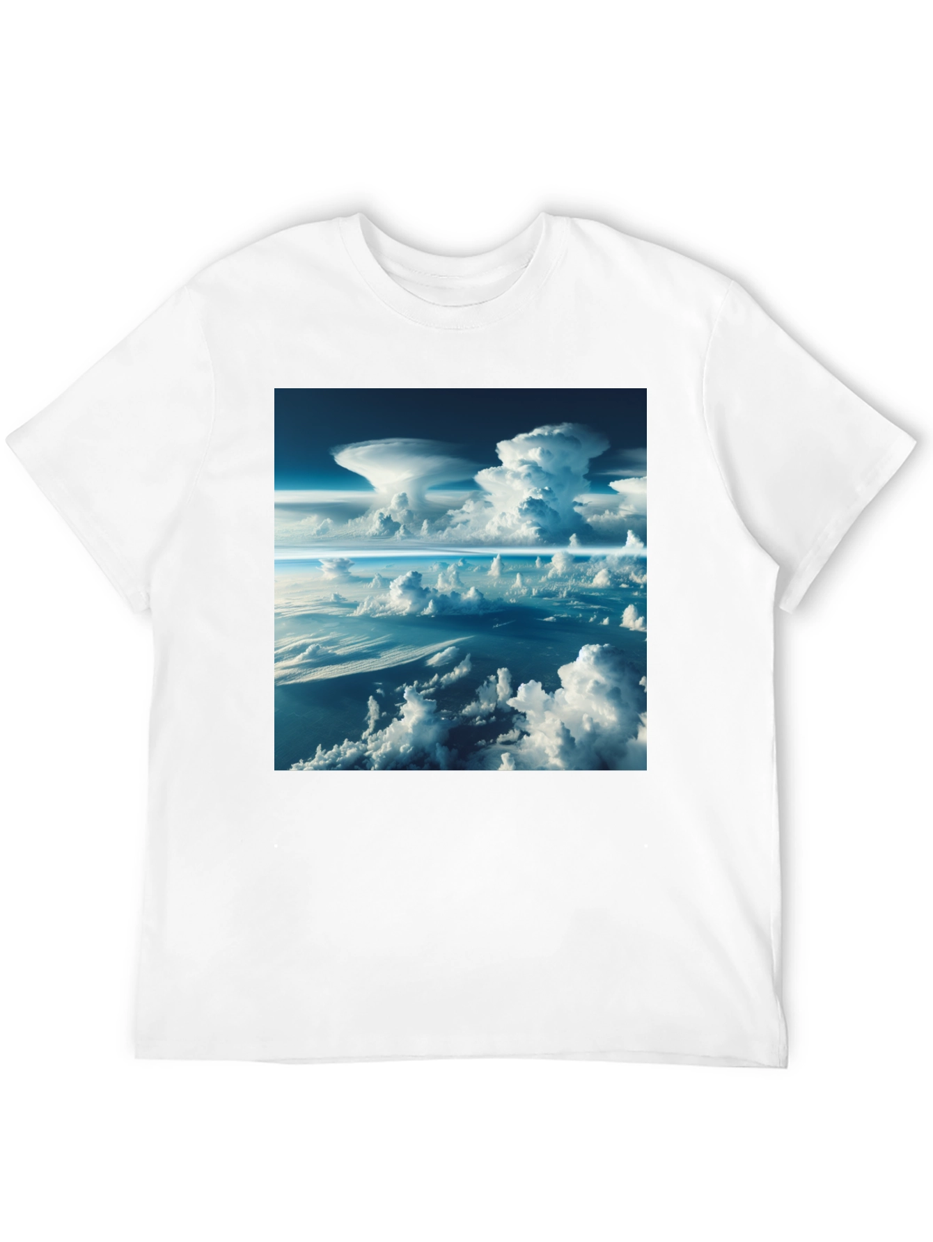 Cloudscape Graphic Tee - Unique Sky Print