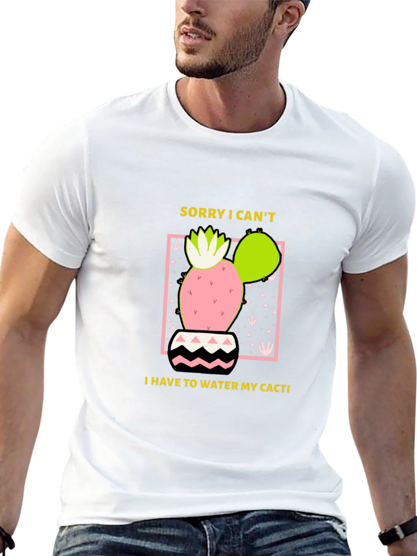 Cactus Lover T-Shirt - Sorry I Cant