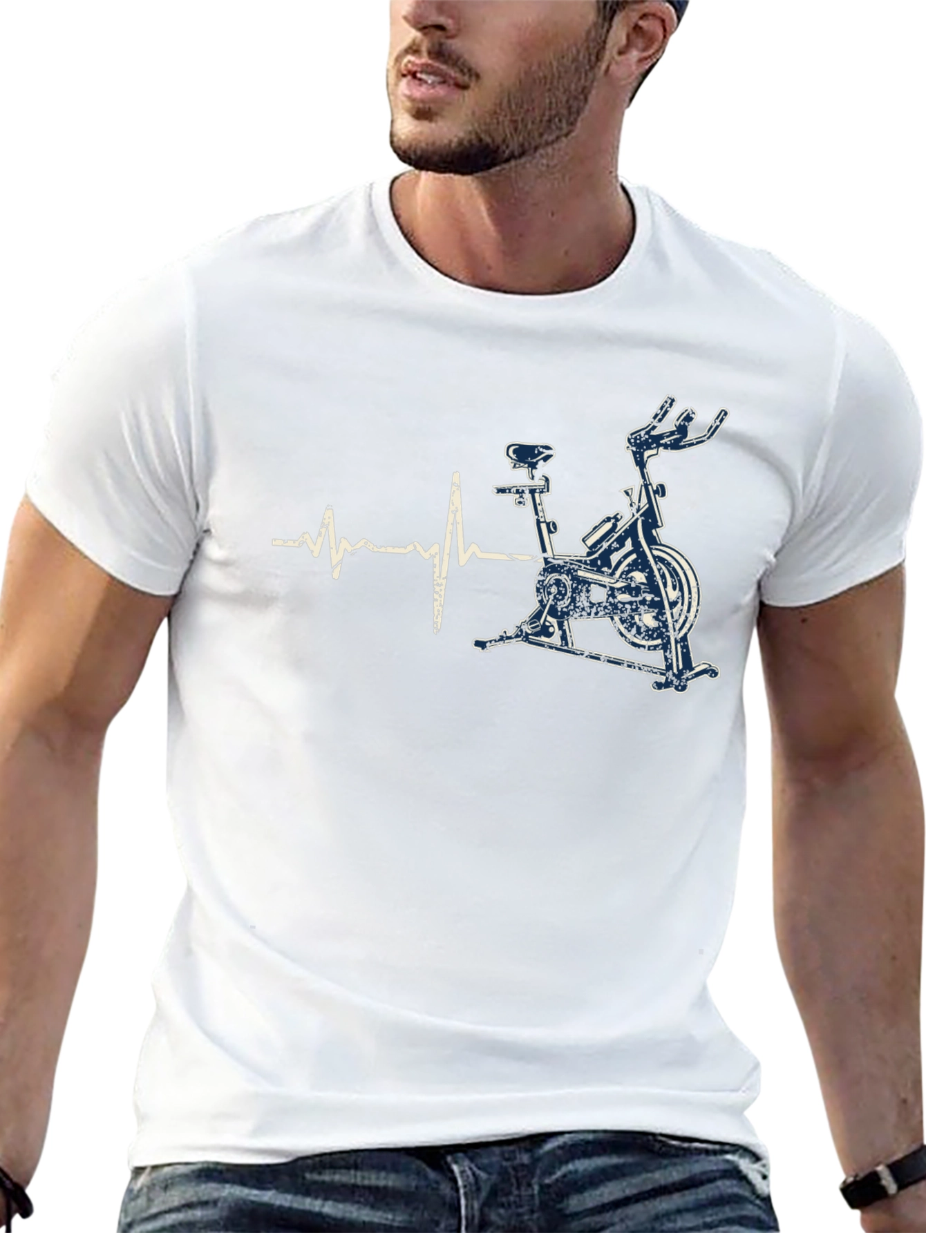 Indoor Cycling Heartbeat T-Shirt