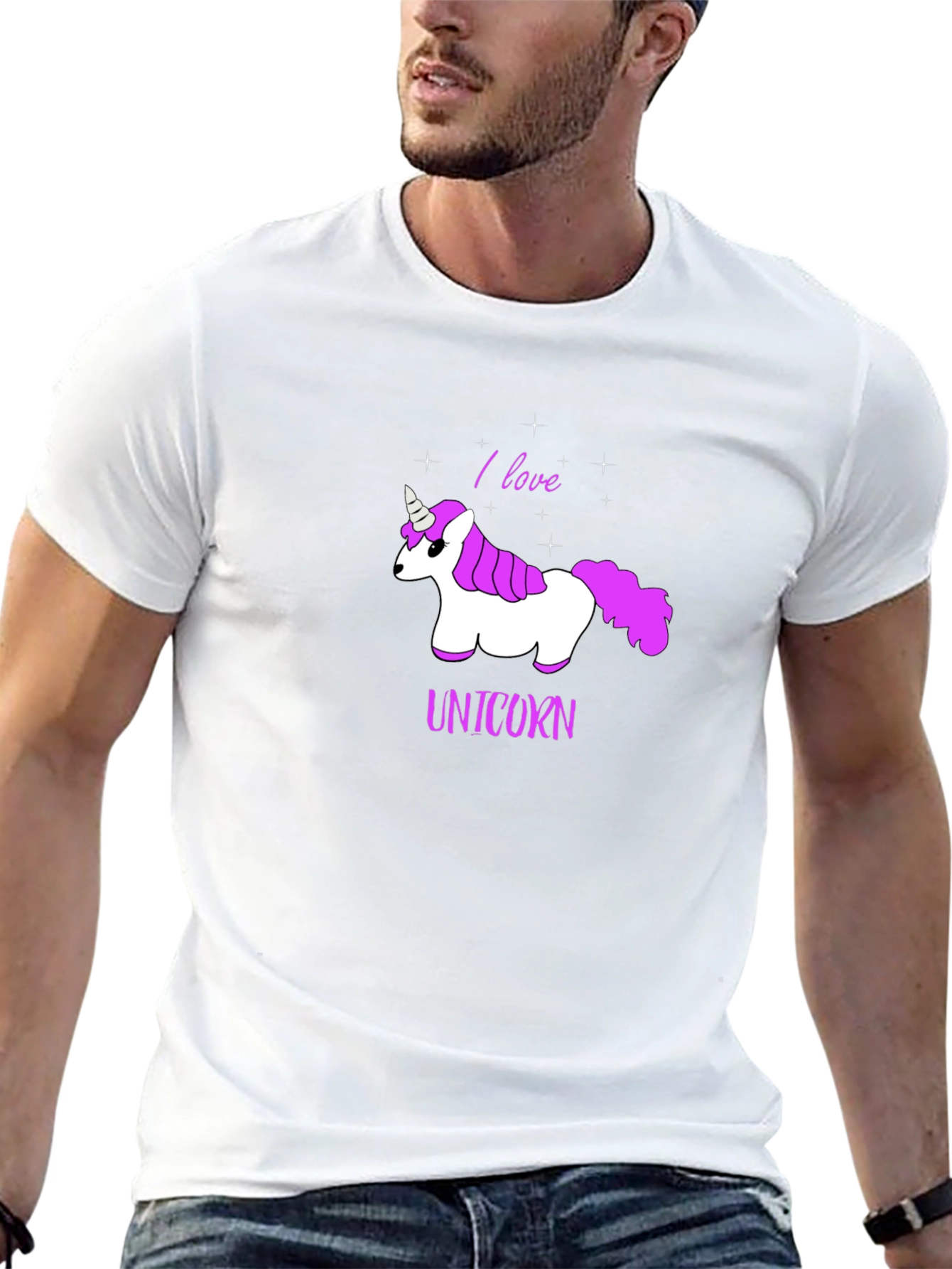 I Love Unicorns Graphic T-Shirt