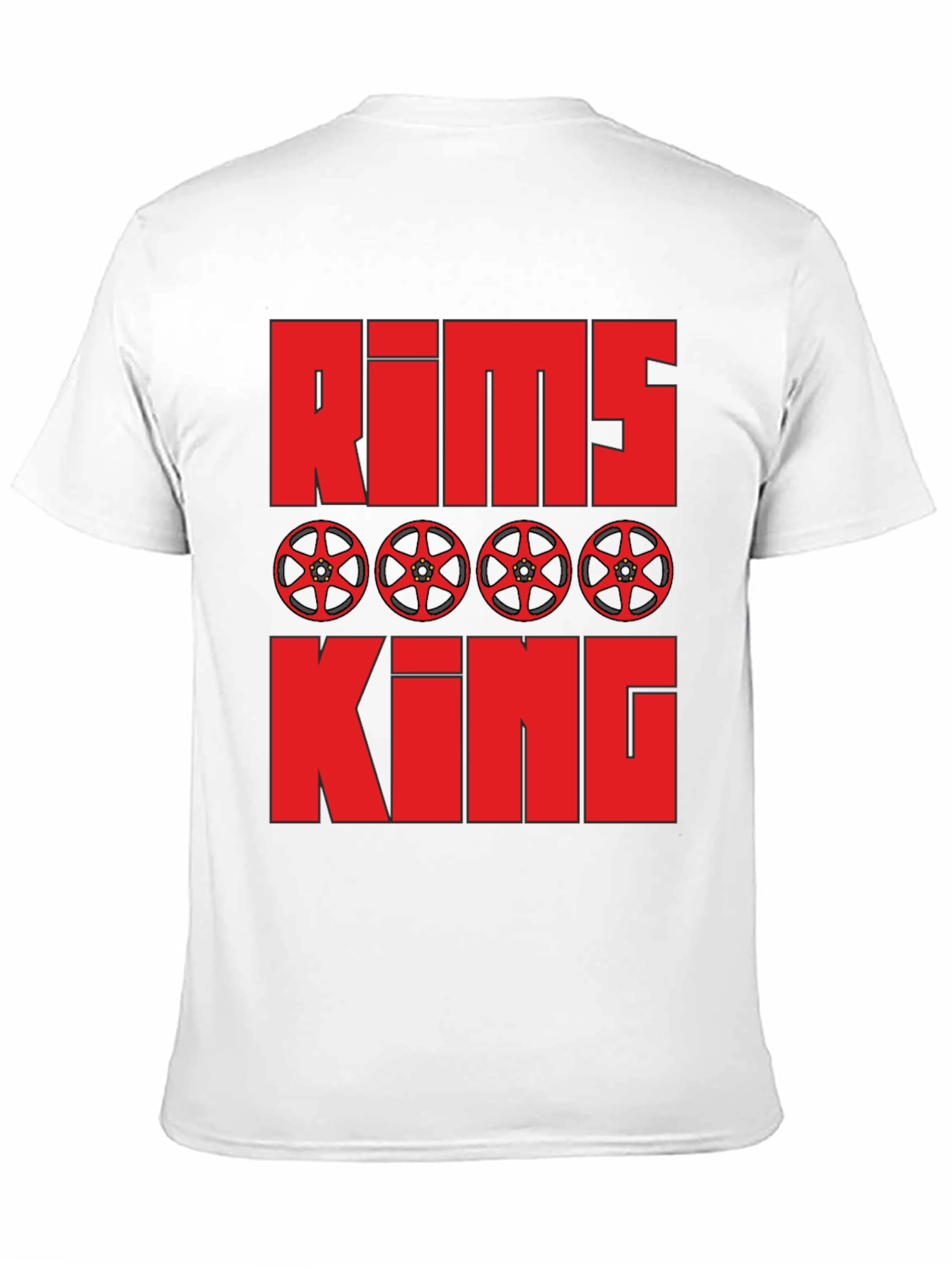 Rims King Graphic Tee - Automotive Enthusiast T-Shirt