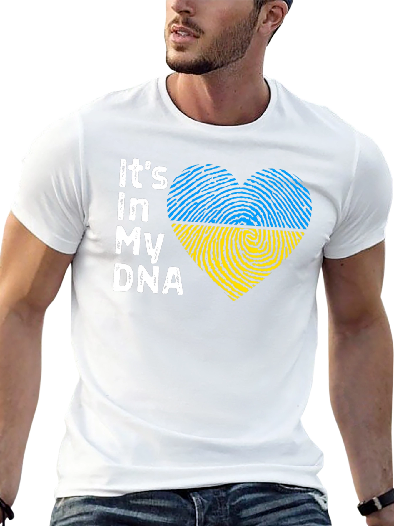 Ukraine DNA Heart T-Shirt