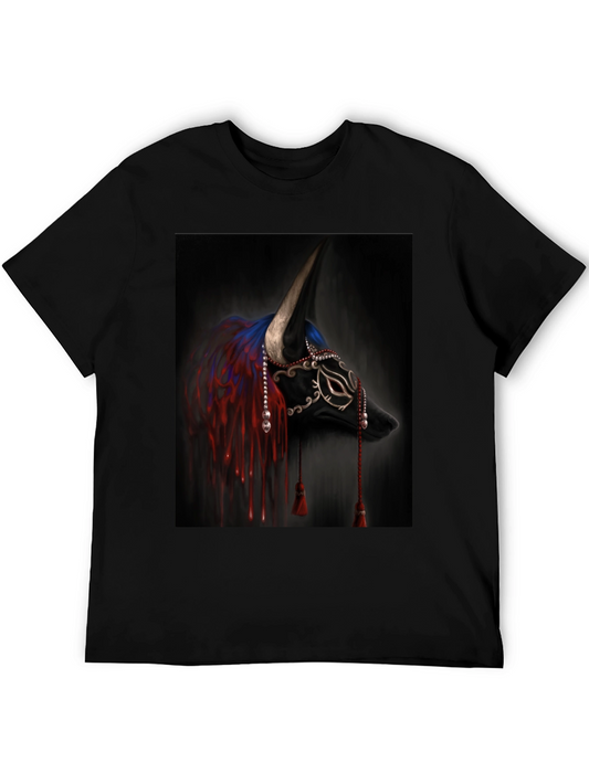Mystic Bull Graphic Tee - Black