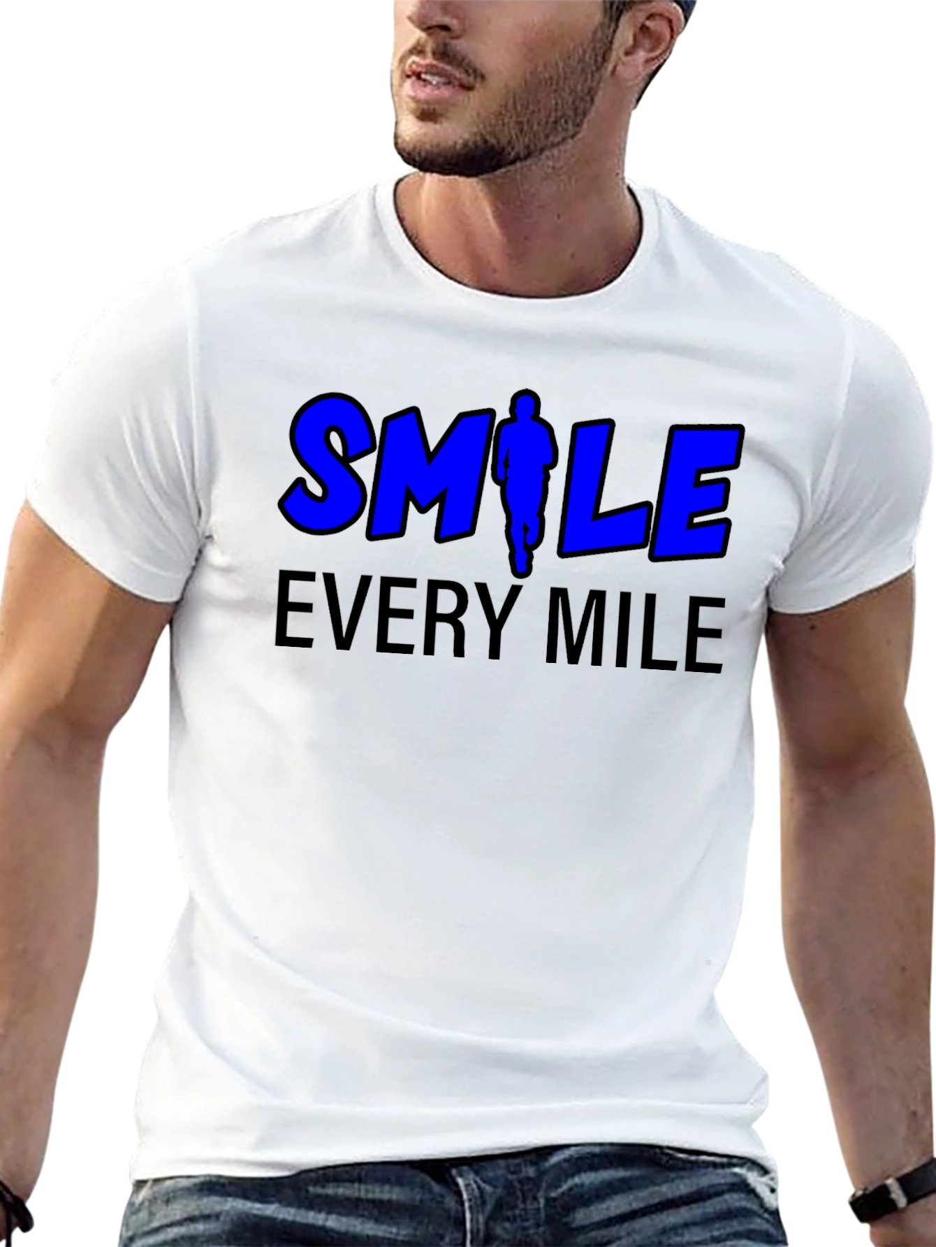 Smile Every Mile Runners Graphic Tee