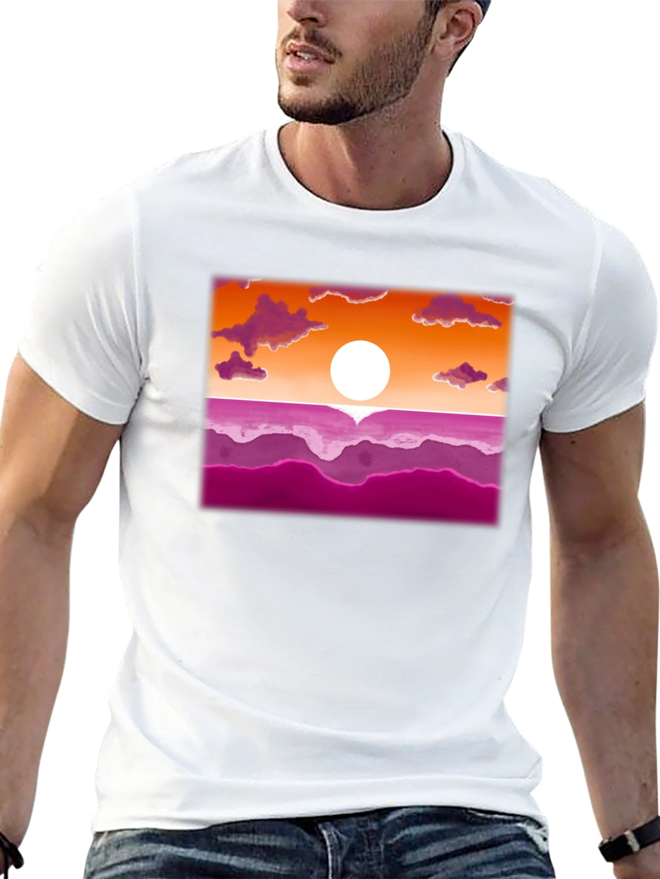 Lesbian Pride Sunset T-Shirt